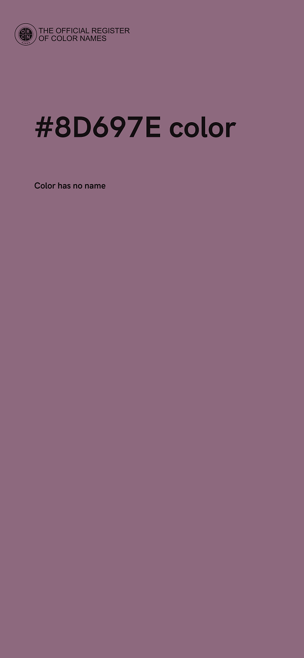 #8D697E color image