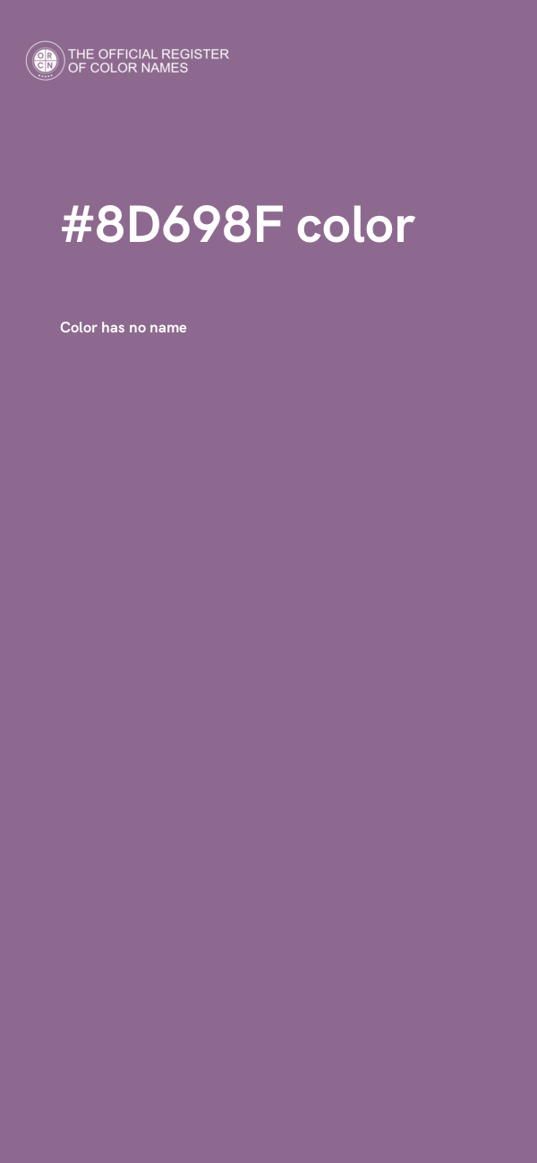 #8D698F color image