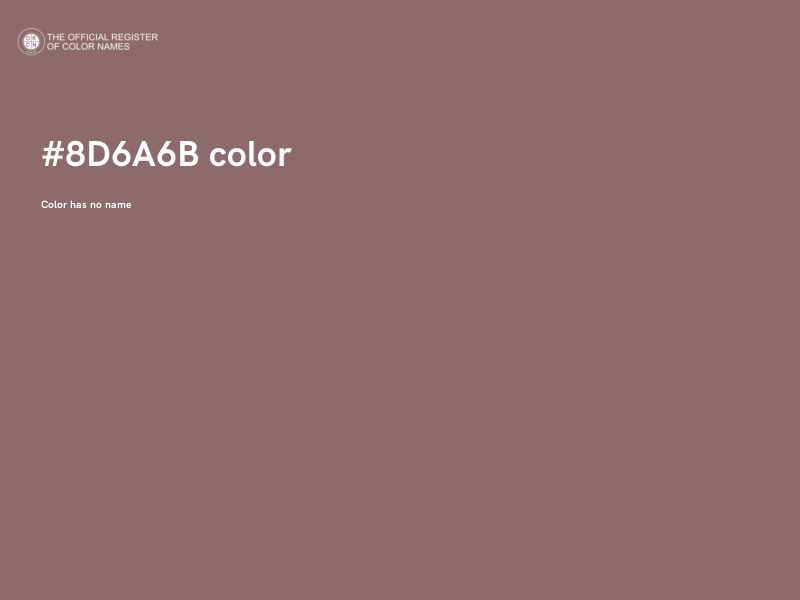 #8D6A6B color image
