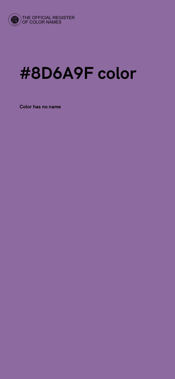 #8D6A9F color image
