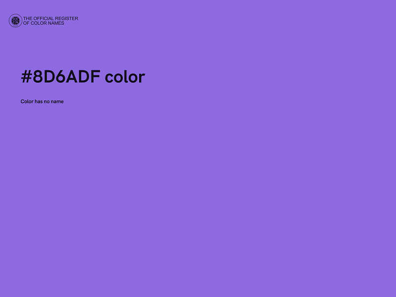 #8D6ADF color image