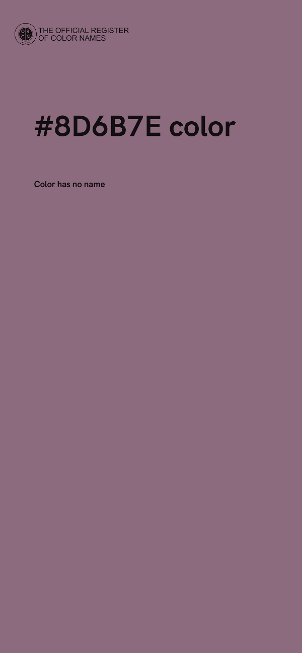 #8D6B7E color image