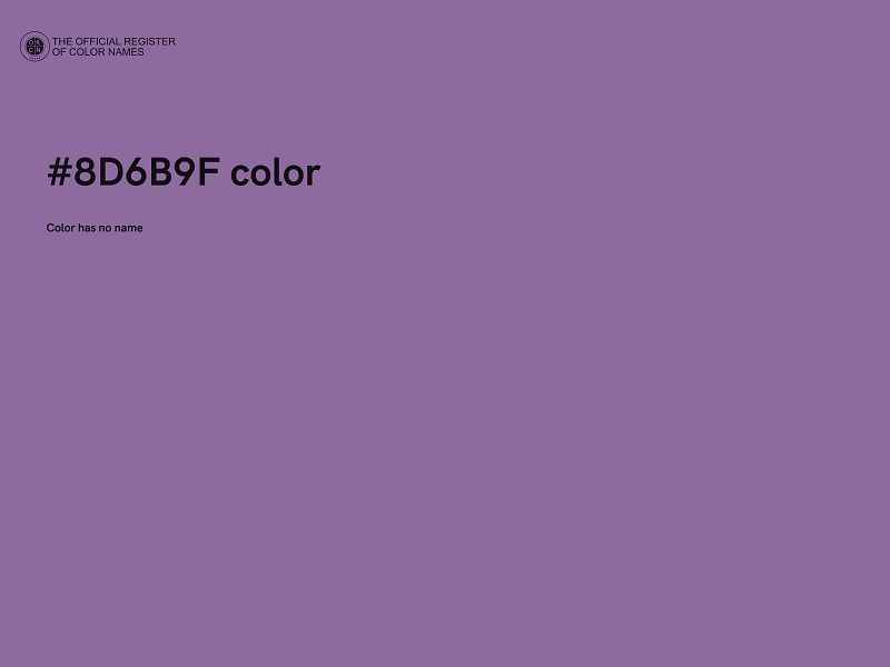 #8D6B9F color image