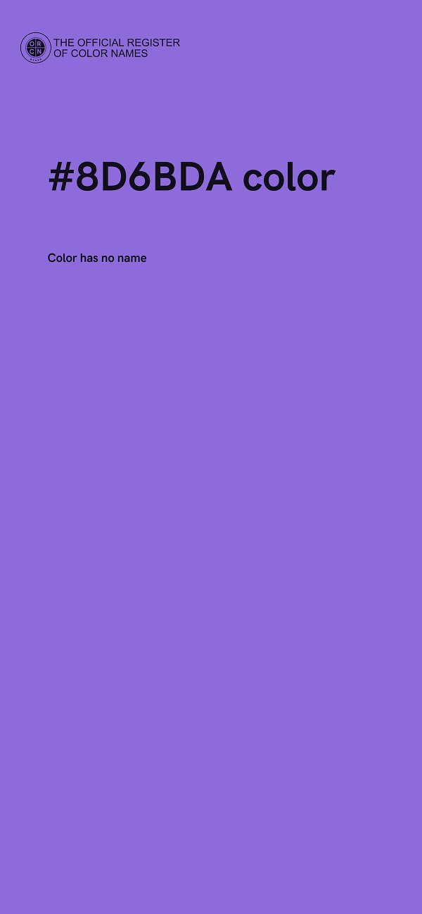 #8D6BDA color image