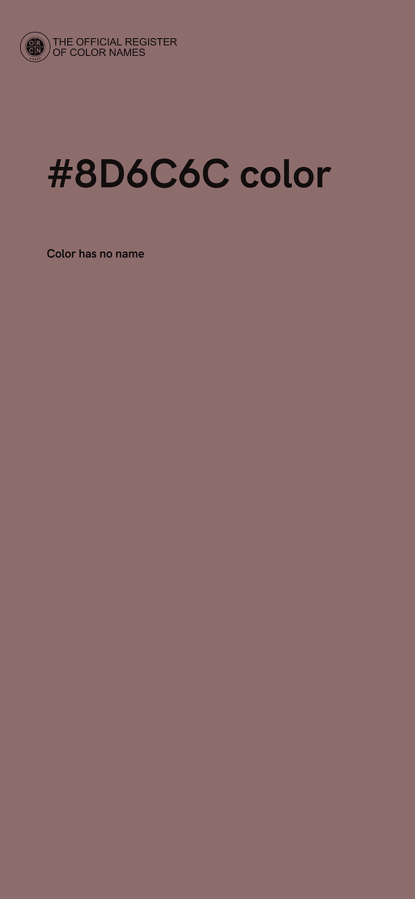 #8D6C6C color image