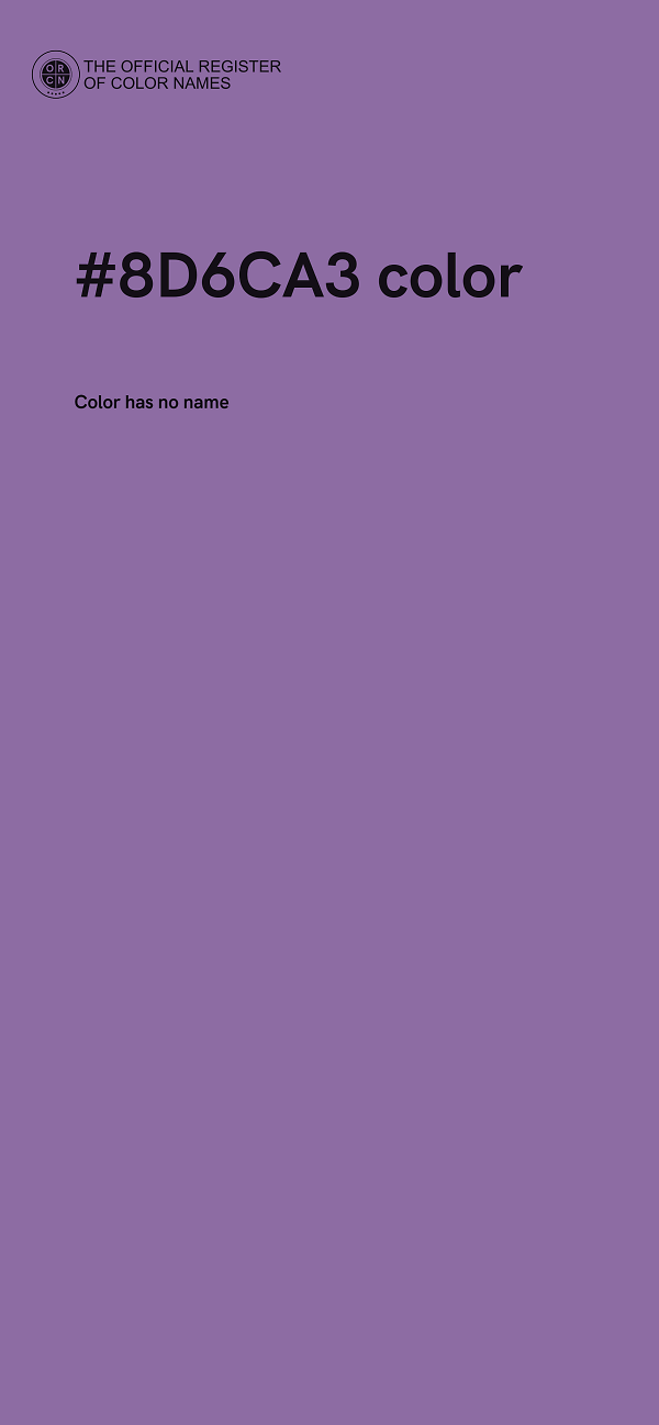 #8D6CA3 color image