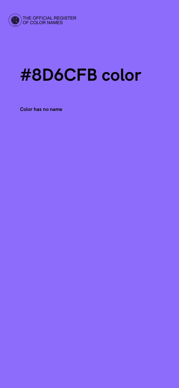 #8D6CFB color image