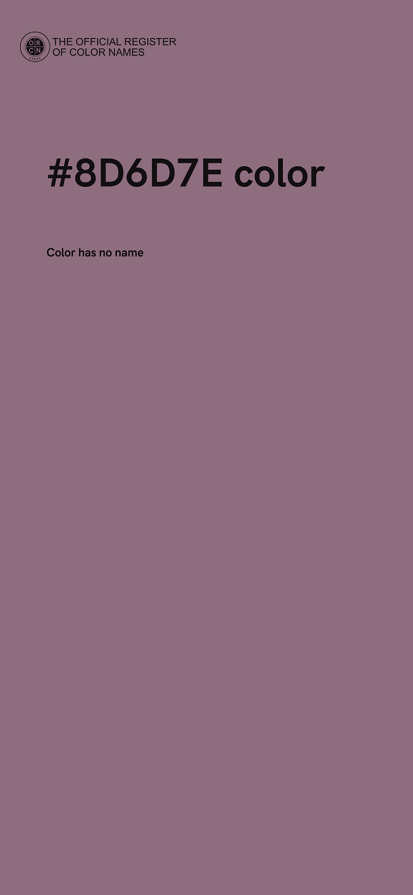 #8D6D7E color image
