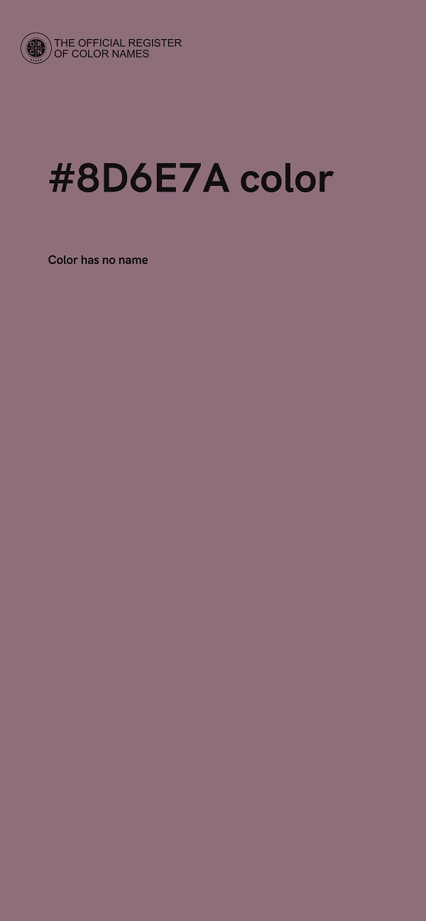 #8D6E7A color image