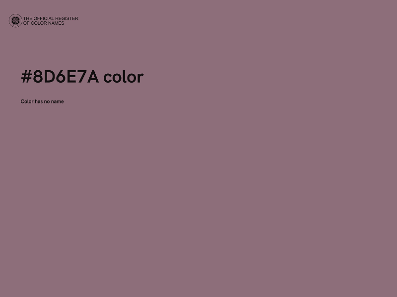 #8D6E7A color image