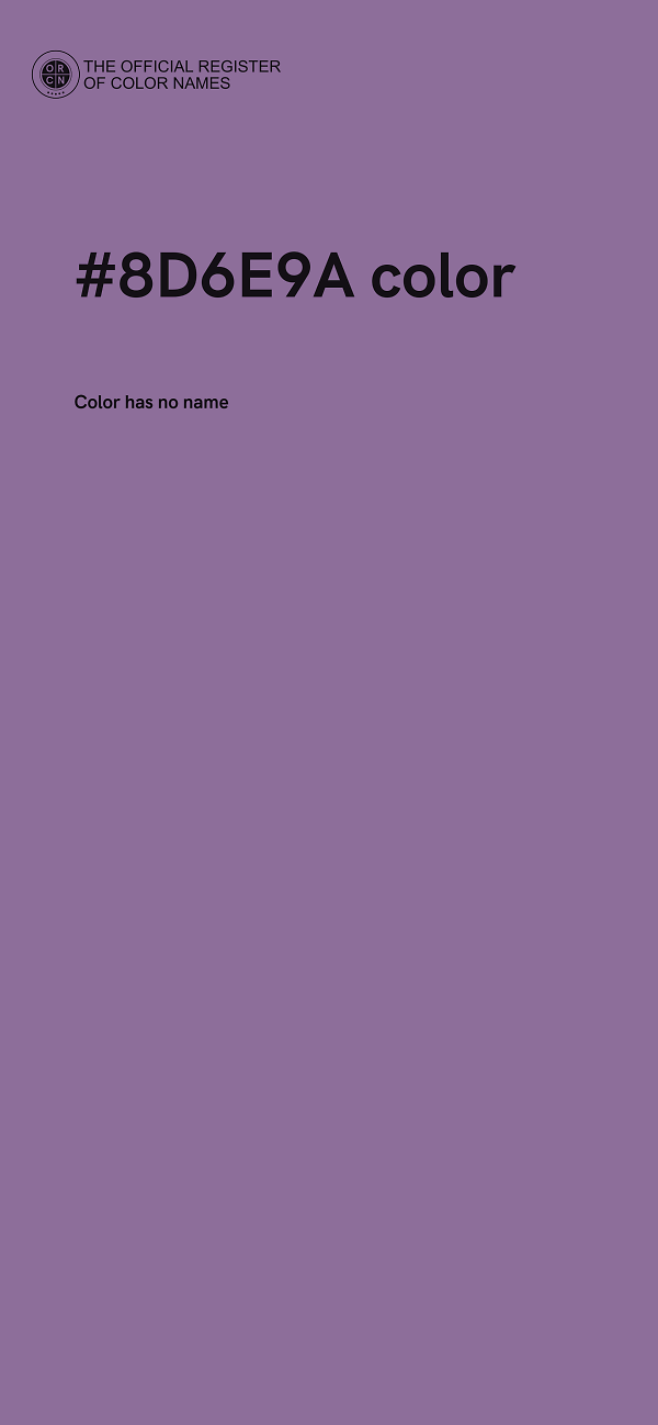 #8D6E9A color image