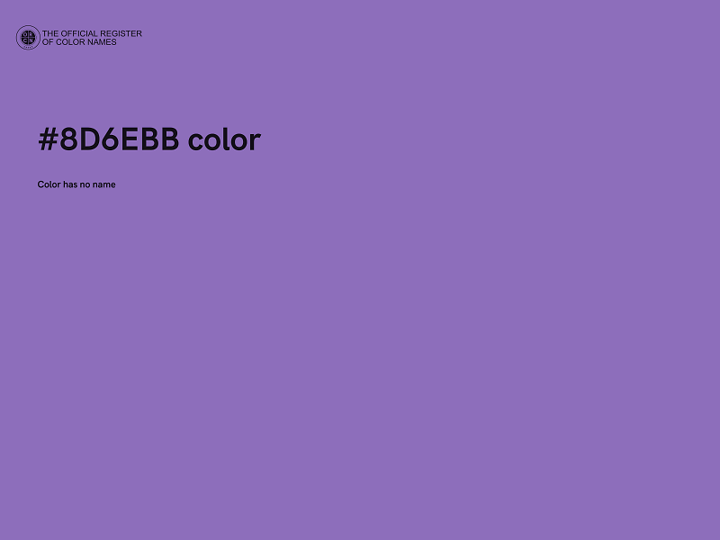 #8D6EBB color image