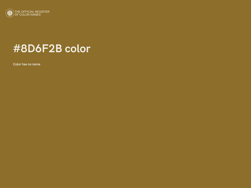 #8D6F2B color image