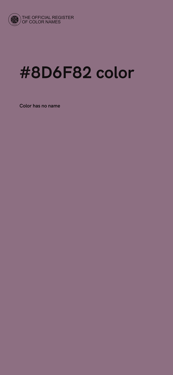 #8D6F82 color image