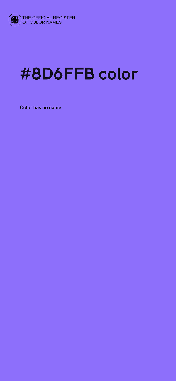 #8D6FFB color image