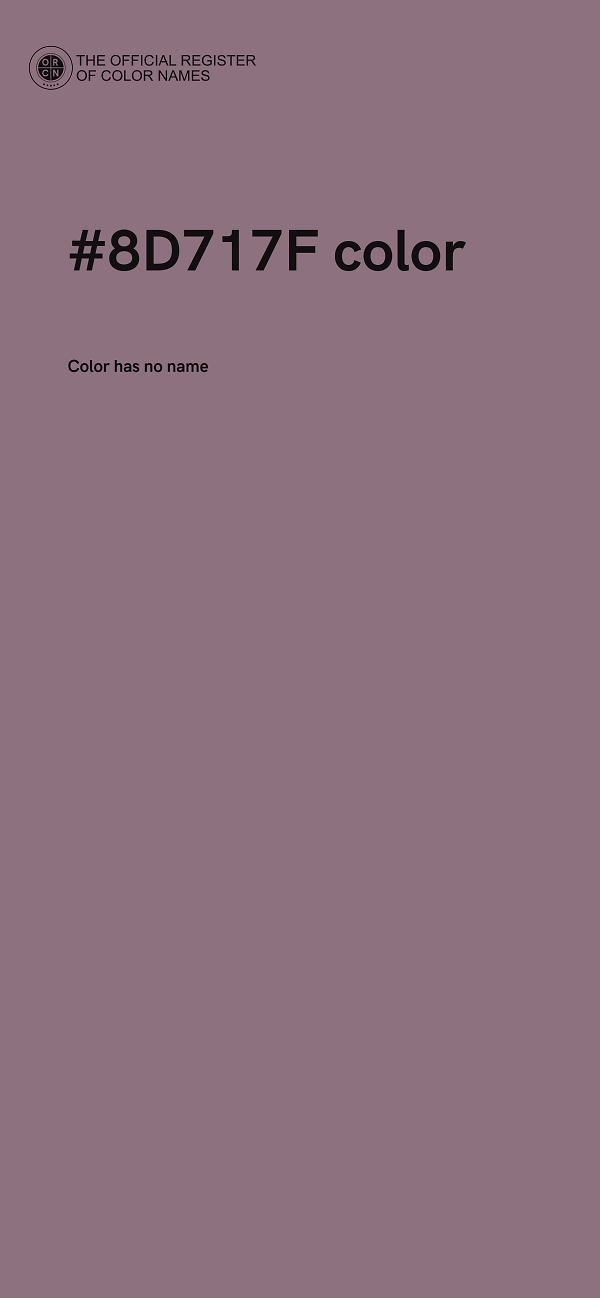 #8D717F color image