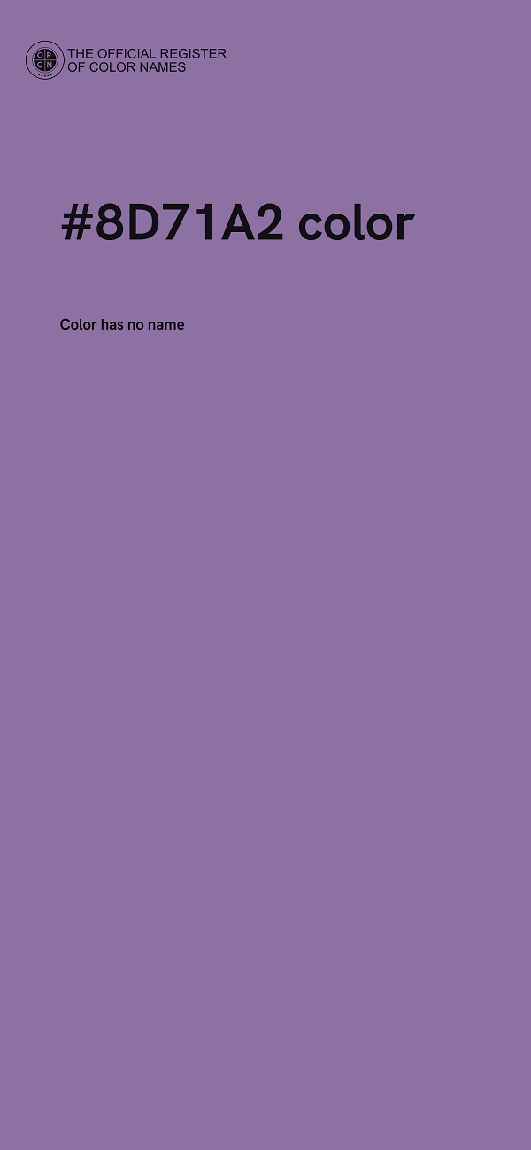 #8D71A2 color image