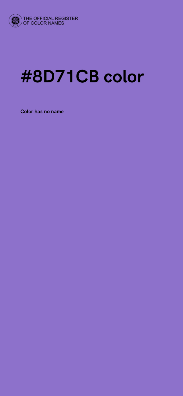 #8D71CB color image