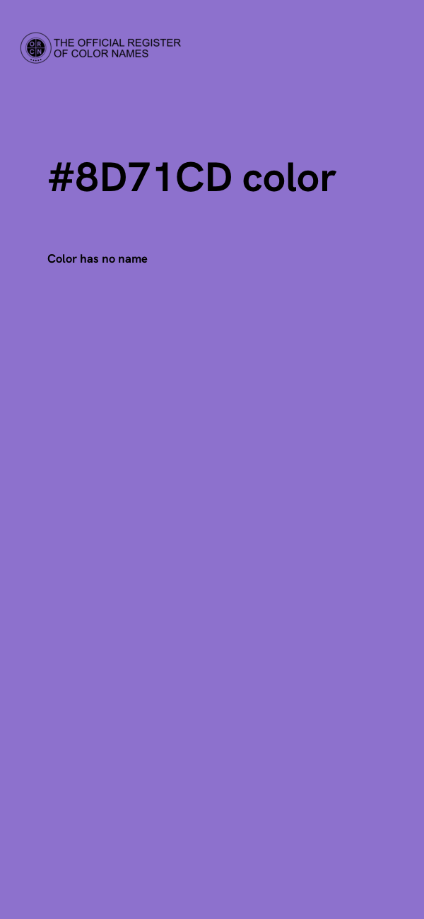 #8D71CD color image