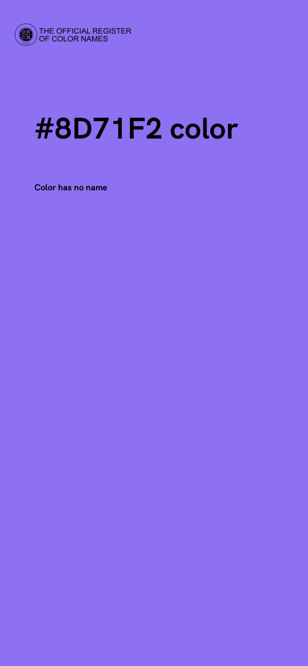 #8D71F2 color image