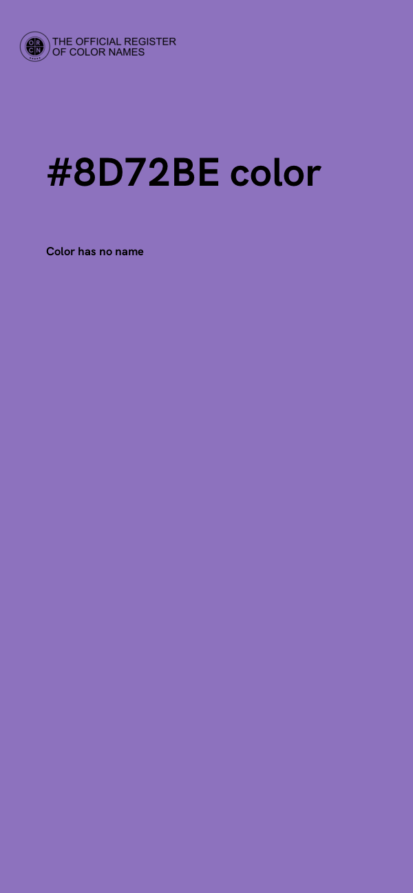#8D72BE color image