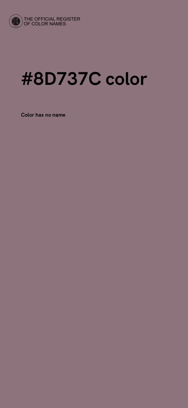 #8D737C color image