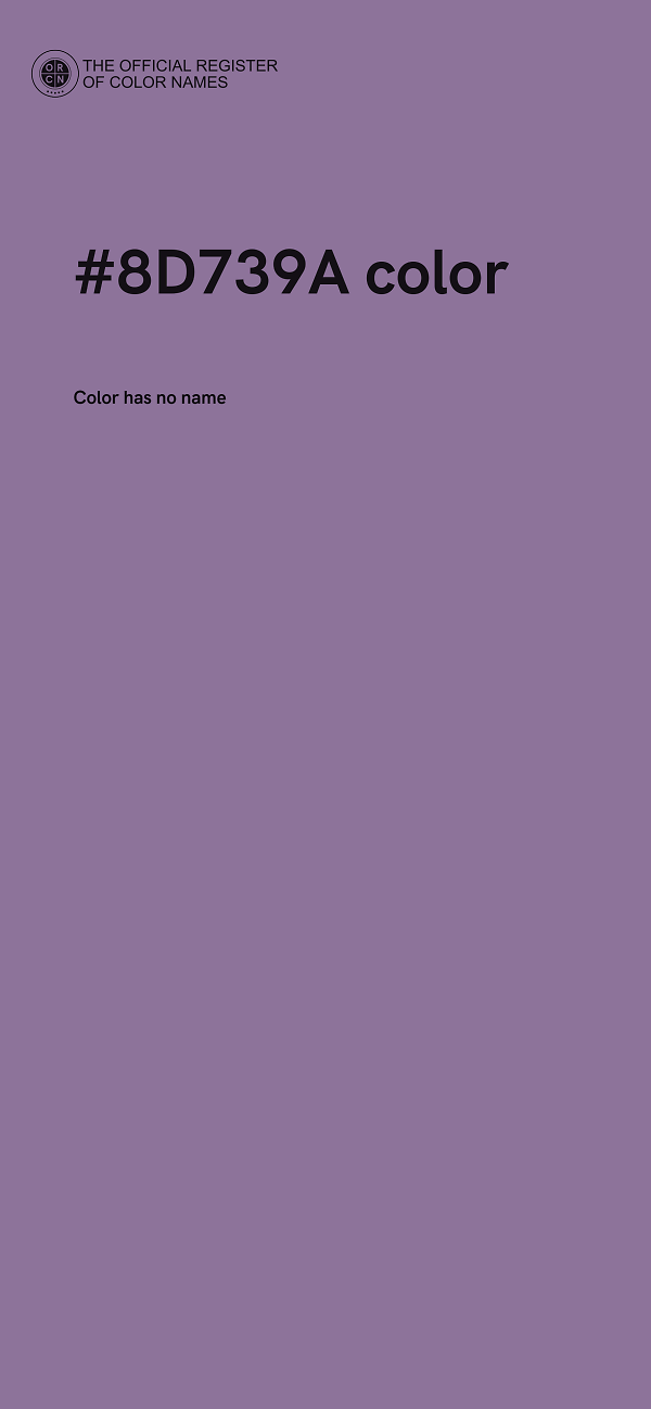 #8D739A color image