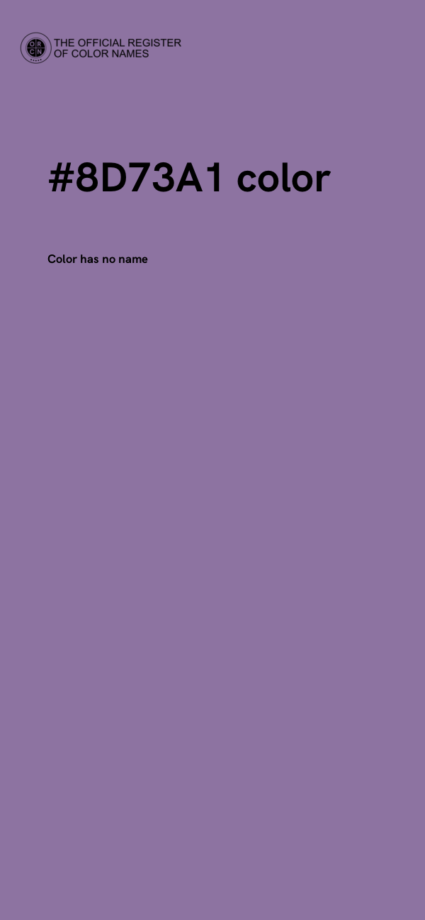 #8D73A1 color image
