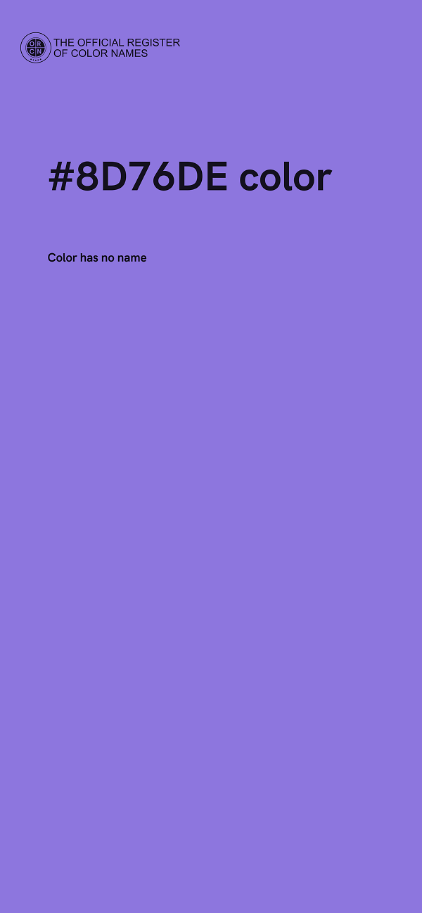 #8D76DE color image
