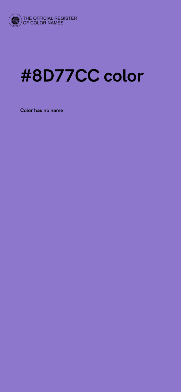 #8D77CC color image