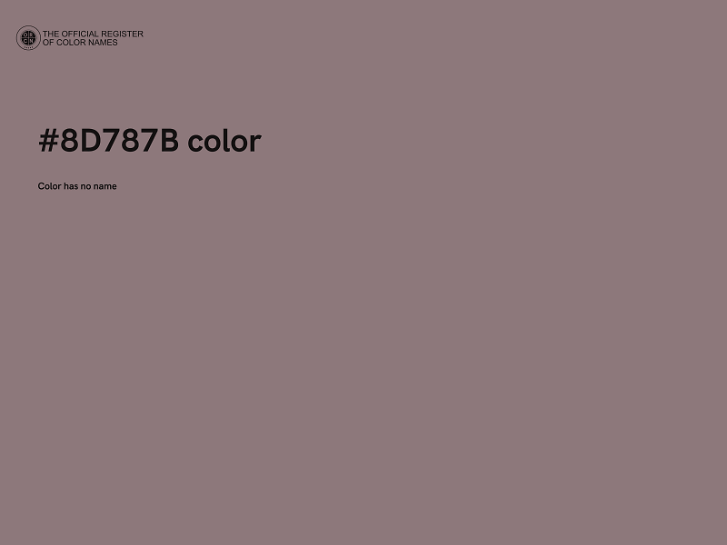 #8D787B color image