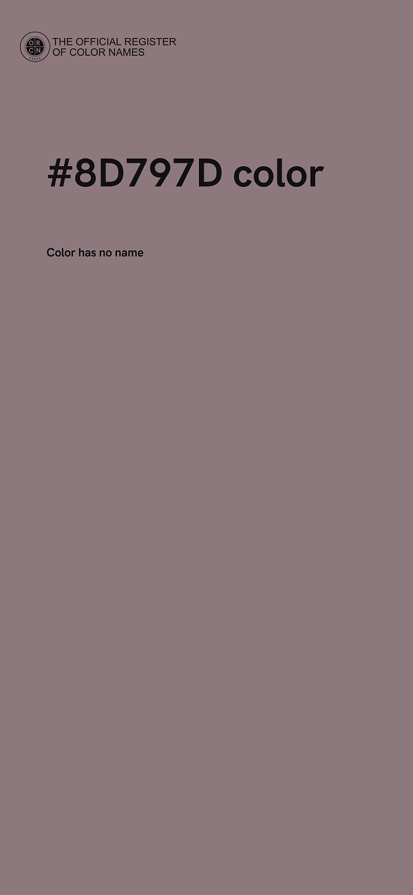 #8D797D color image