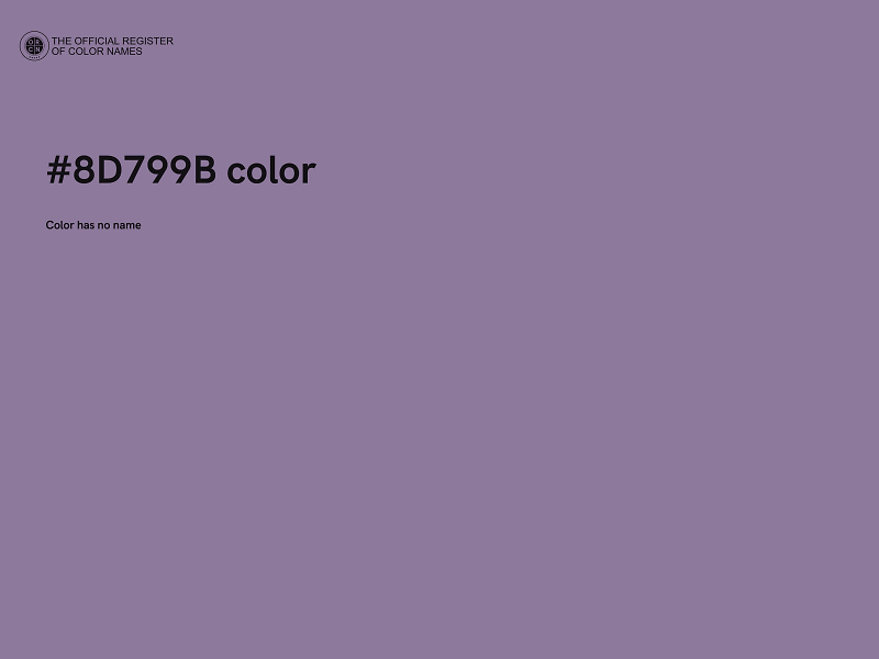 #8D799B color image