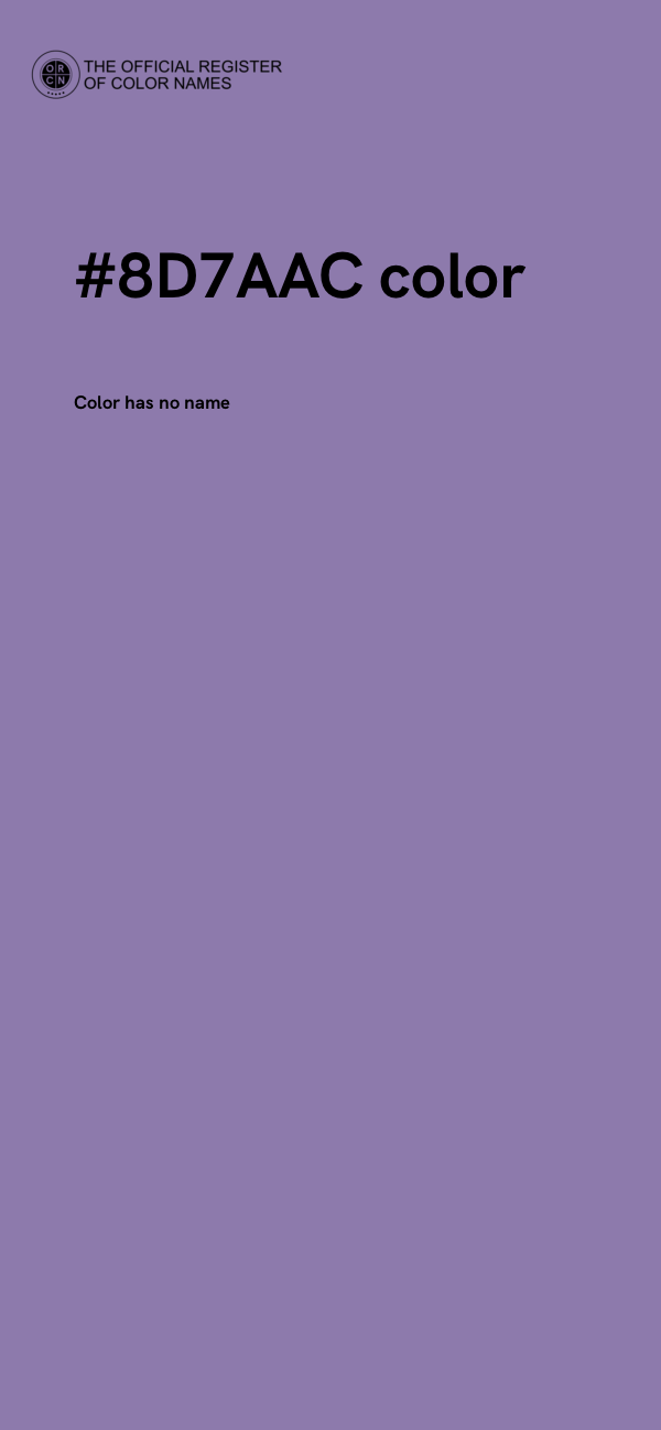 #8D7AAC color image