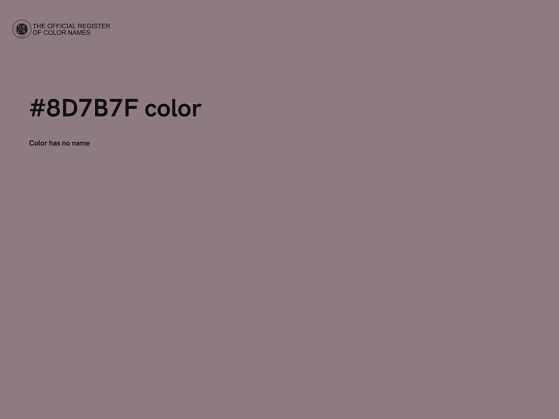 #8D7B7F color image