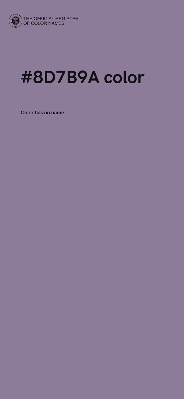 #8D7B9A color image