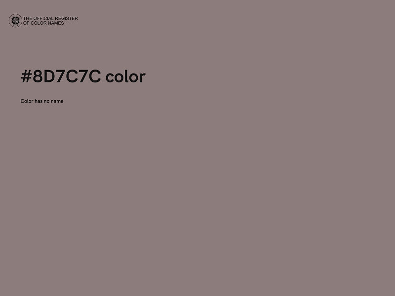 #8D7C7C color image