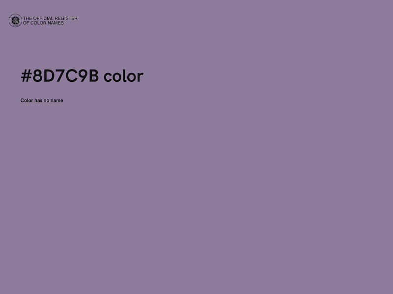 #8D7C9B color image