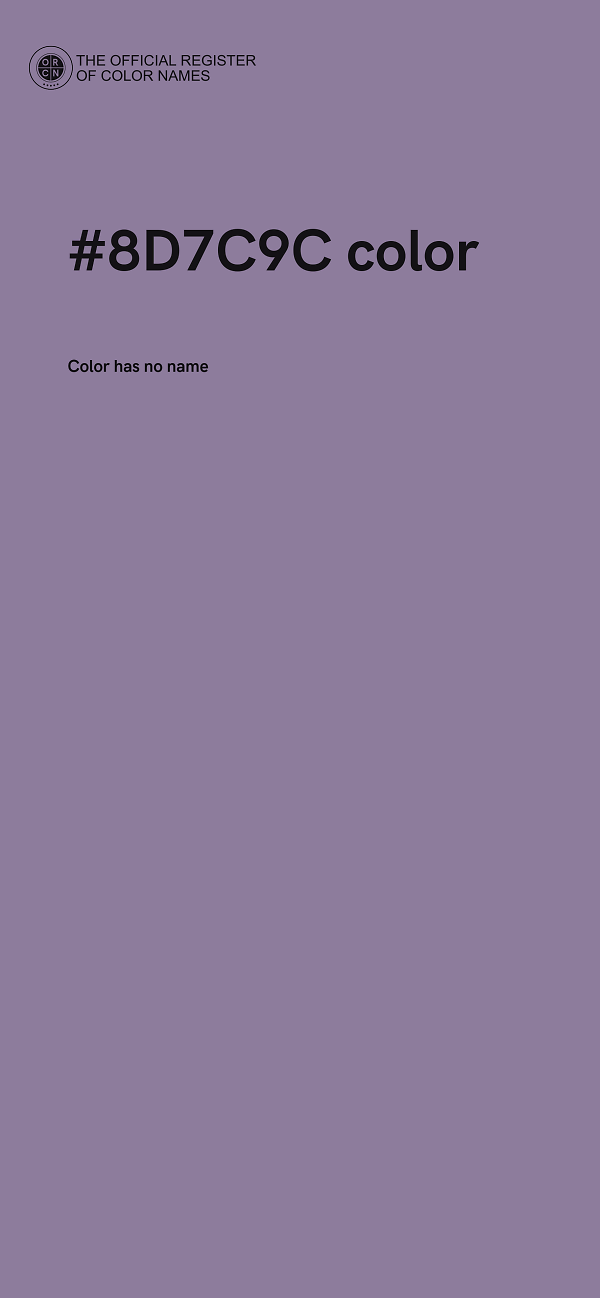 #8D7C9C color image