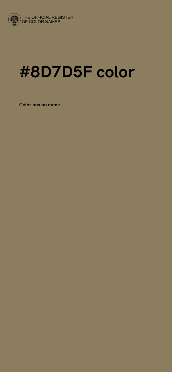 #8D7D5F color image