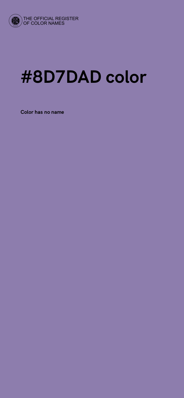 #8D7DAD color image