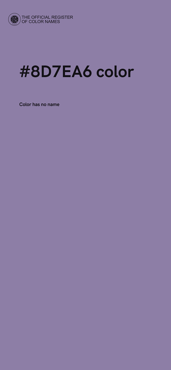 #8D7EA6 color image
