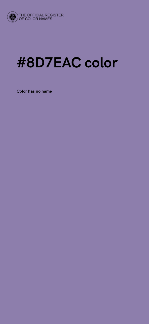 #8D7EAC color image