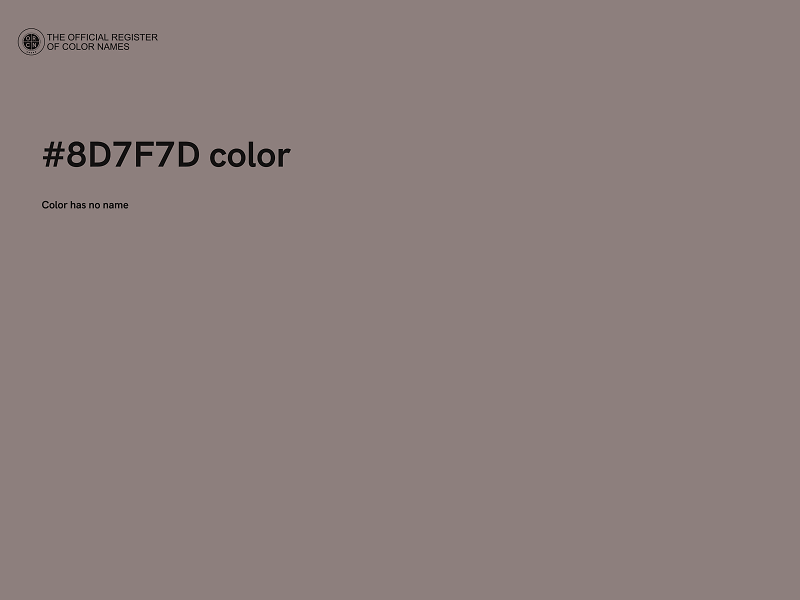 #8D7F7D color image