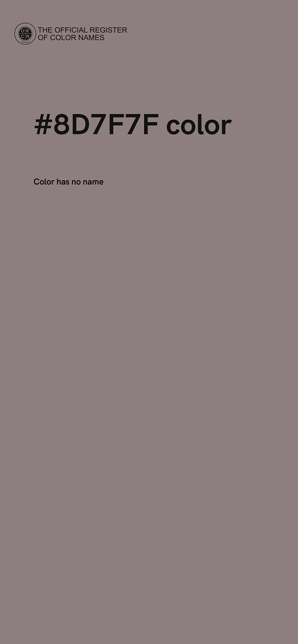 #8D7F7F color image