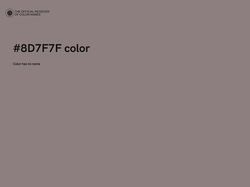 #8D7F7F color image