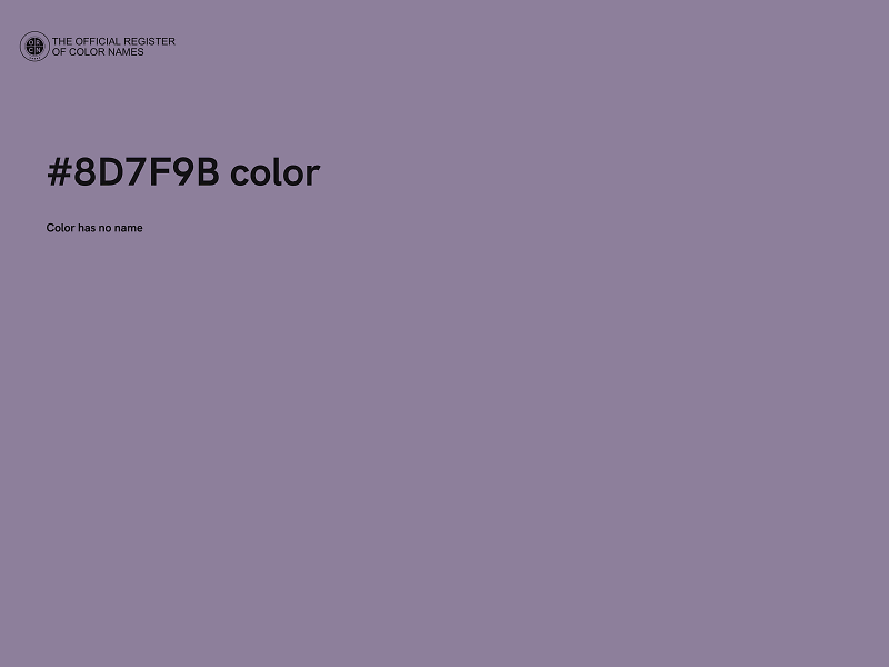 #8D7F9B color image