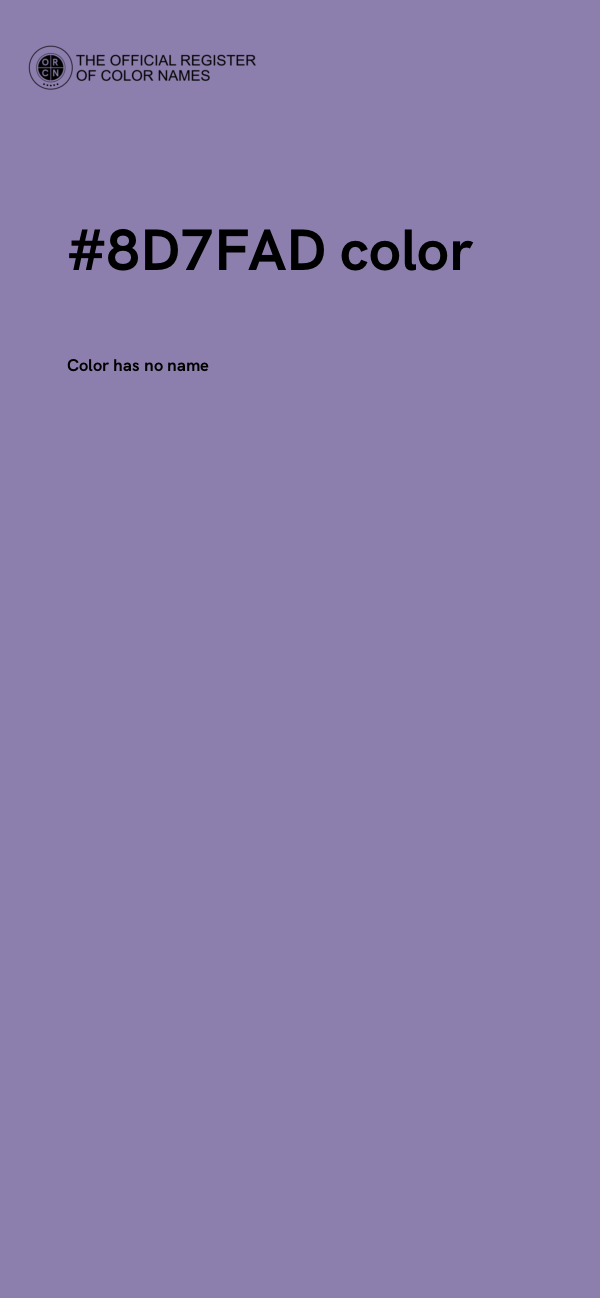 #8D7FAD color image