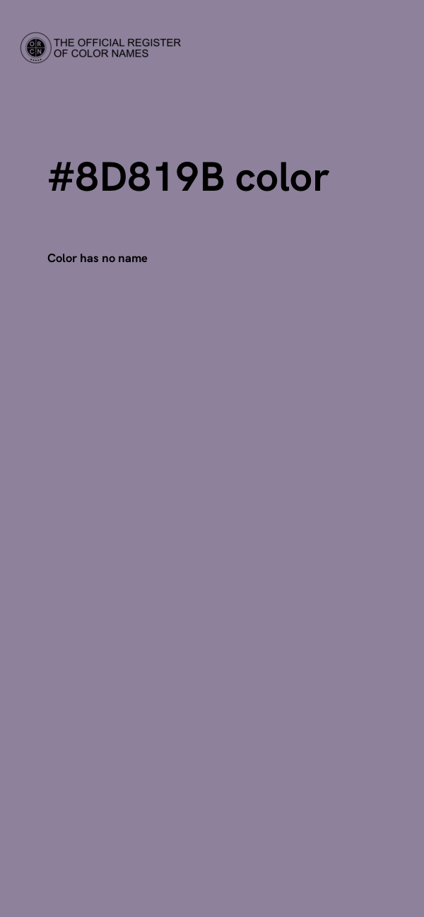 #8D819B color image