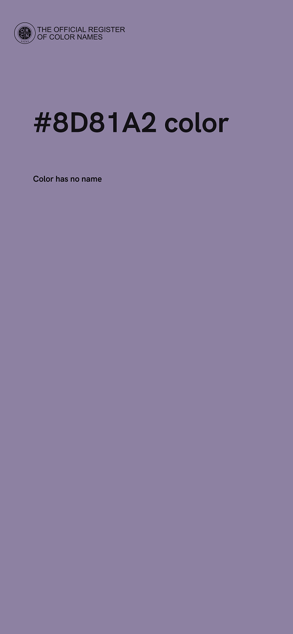 #8D81A2 color image